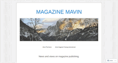 Desktop Screenshot of magazine-mavin.com